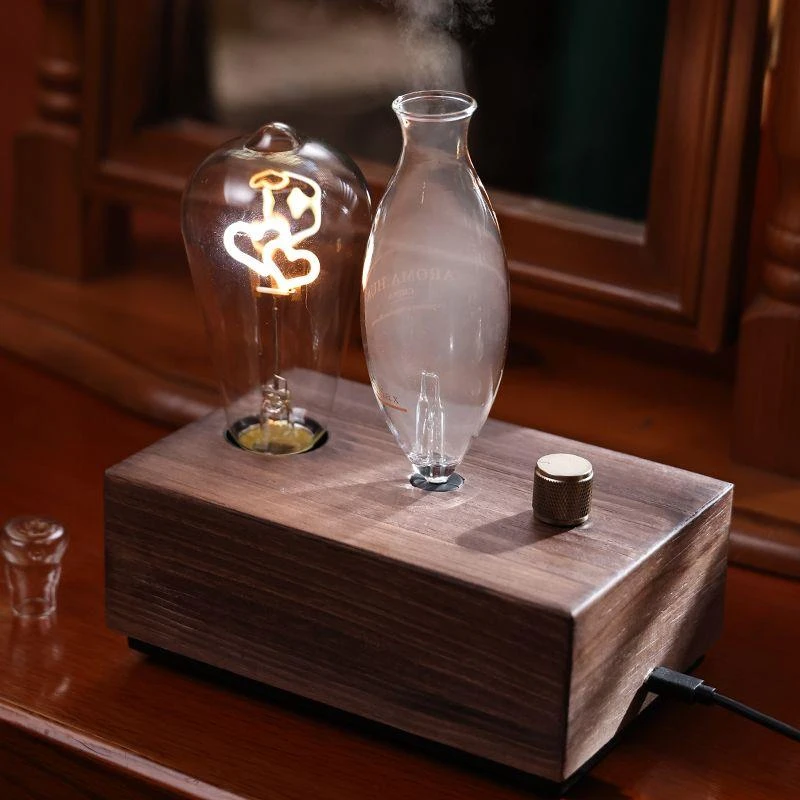 新疆西藏包邮新款精油复古香薰机智能家用冷香仪卧室香氛机生日礼