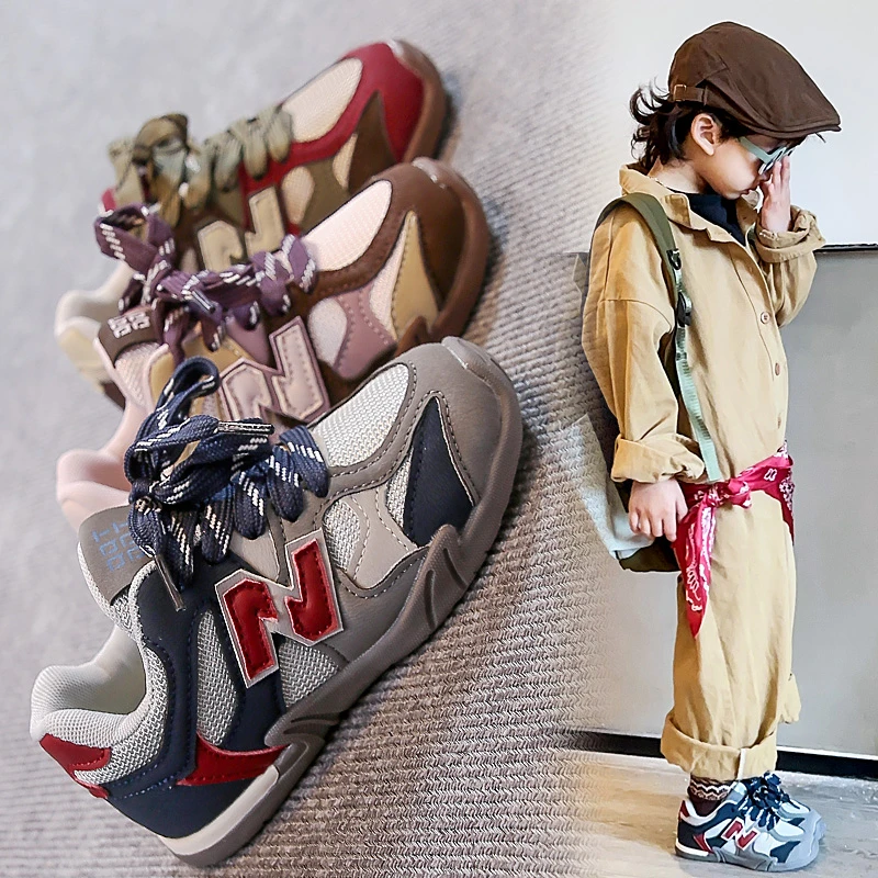 跑步鞋2025秋季新款运动鞋童鞋男女童同款百搭防滑中大童 2031