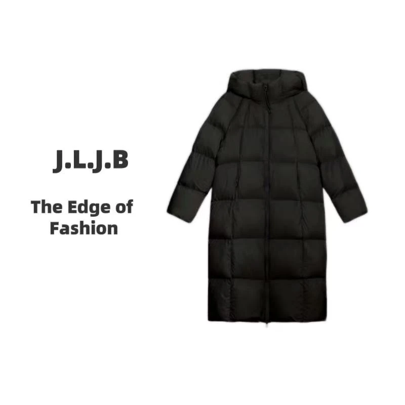 小白专属【JLJB江南佳帛】95白鹅绒新款2025秋冬长款保暖羽绒服9003