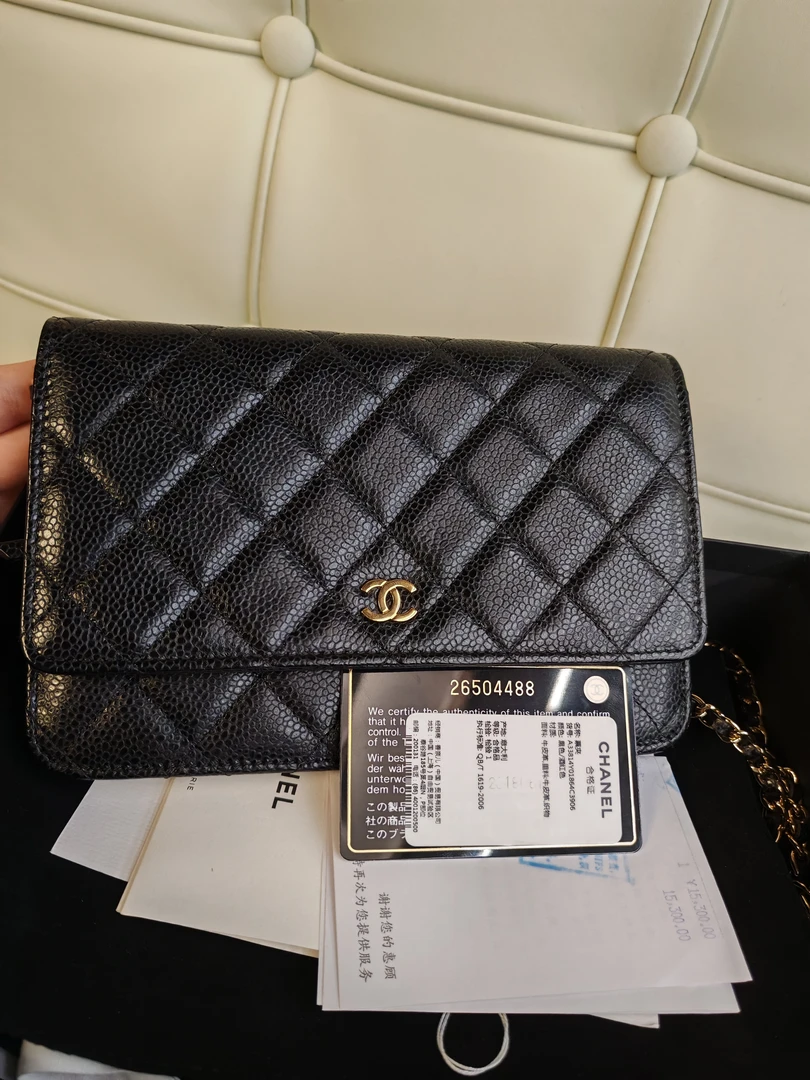 95新 Chanel/香奈儿 119045  香奈儿woc斜挎包