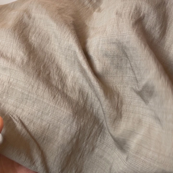 天丝（莱赛尔纤维）灰咖棉麻1米