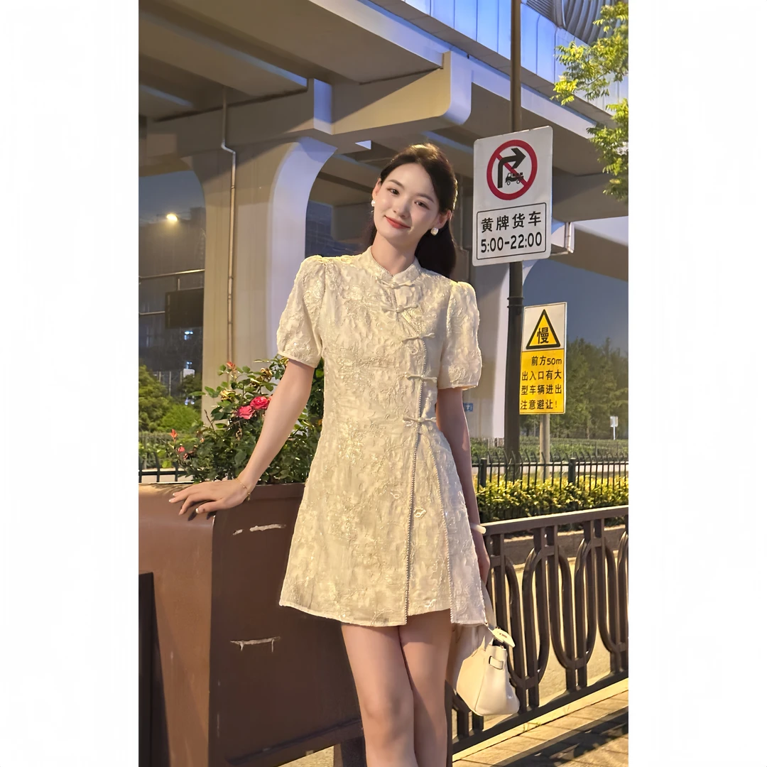 【WY】忆江南   ~原创定制夏季短裤套装重工刺绣国风气质小香风套装