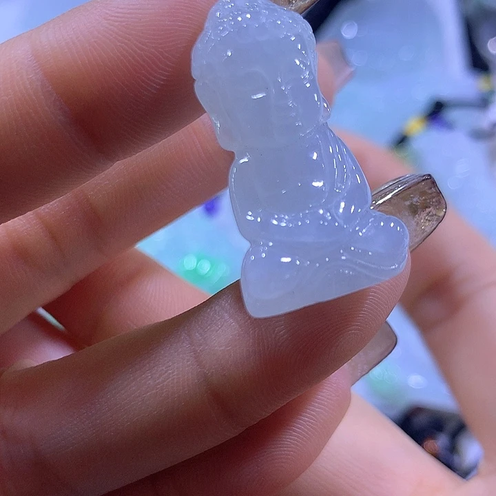 翡翠未镶嵌颈饰天然翡翠A货吊坠