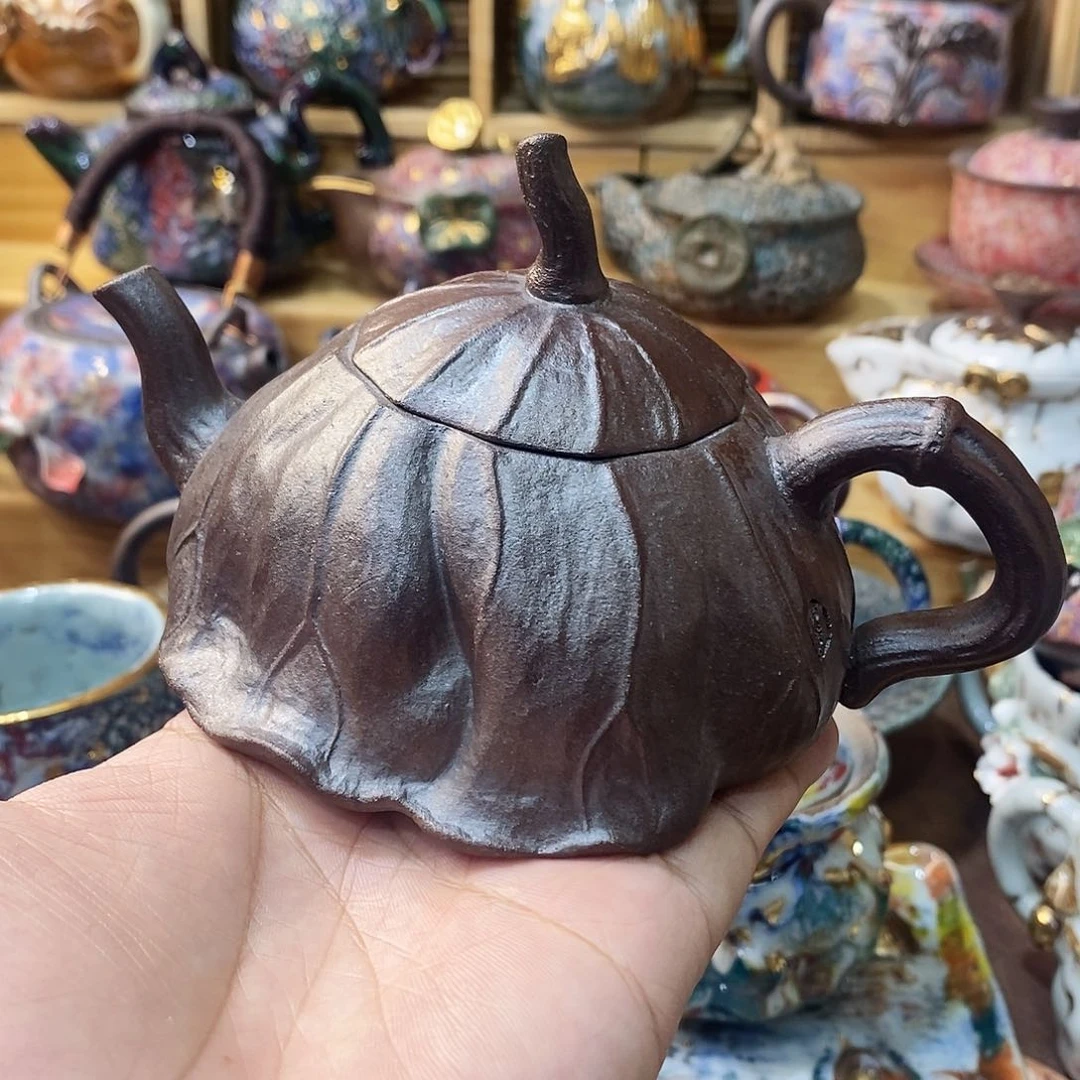 粗陶志野柴柴茶器