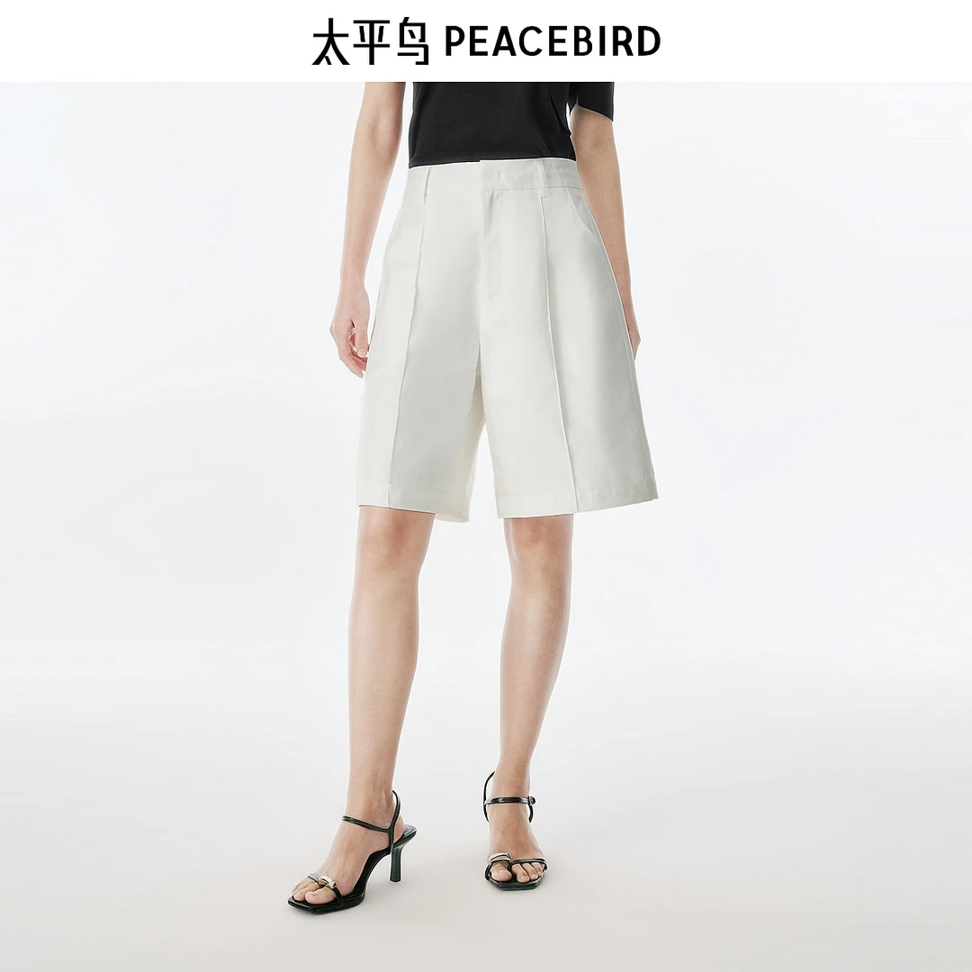 【商场同款】太平鸟女装2025年夏季新款休闲中短裤A1GCF2734