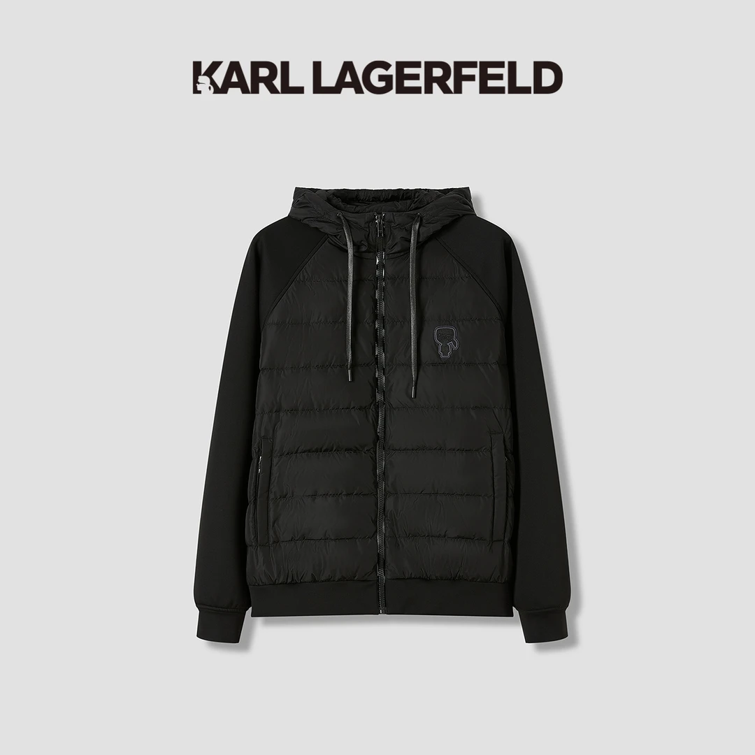 【官方男装】KARL LAGERFELD卡尔拉格斐短羽绒服K27N4075