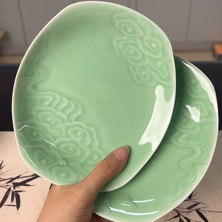 龙泉云间青瓷小米茶器