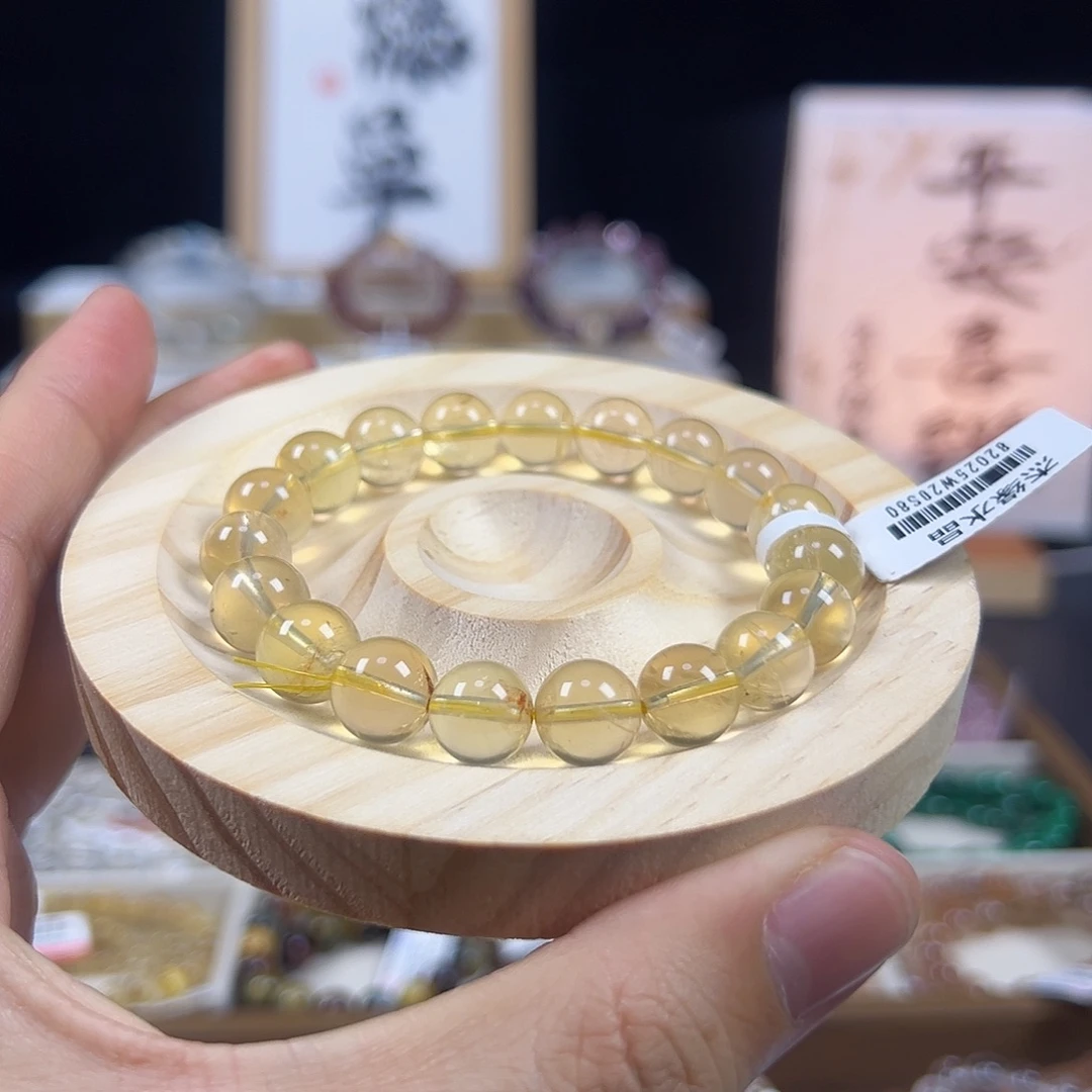 未镶嵌手链水晶黄水晶