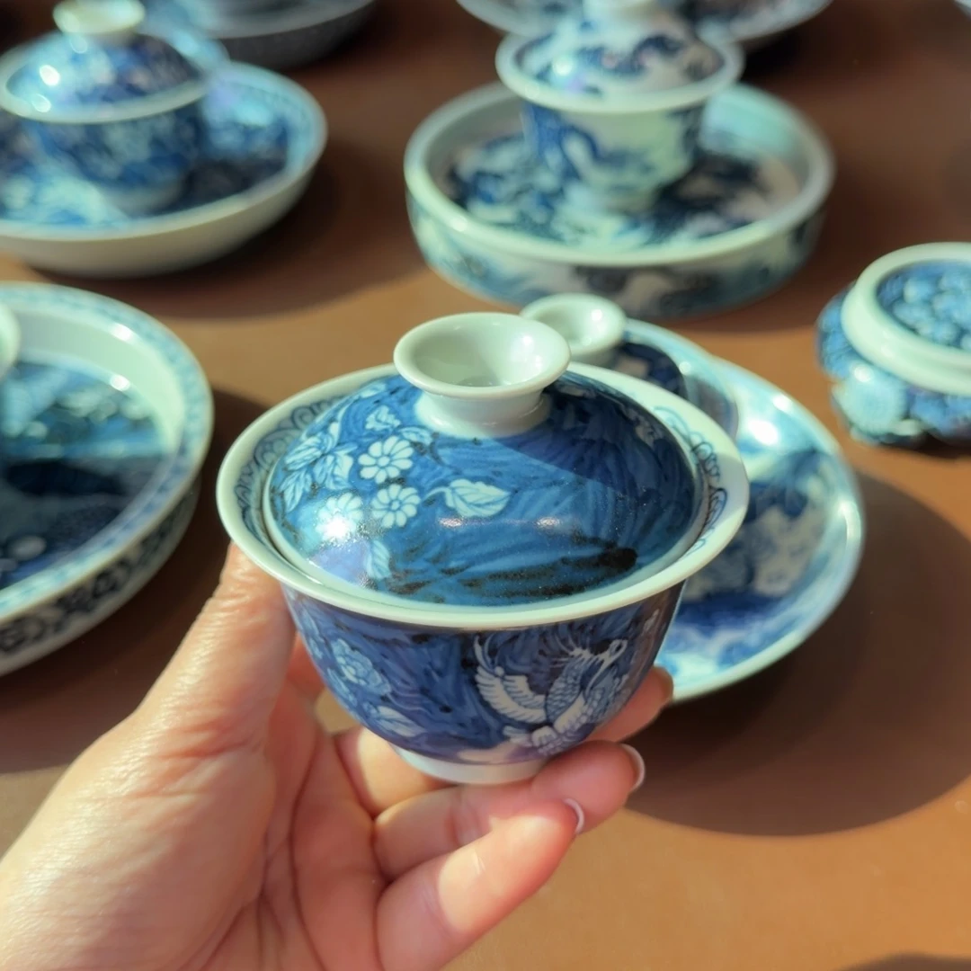 手工手绘茶具微瑕