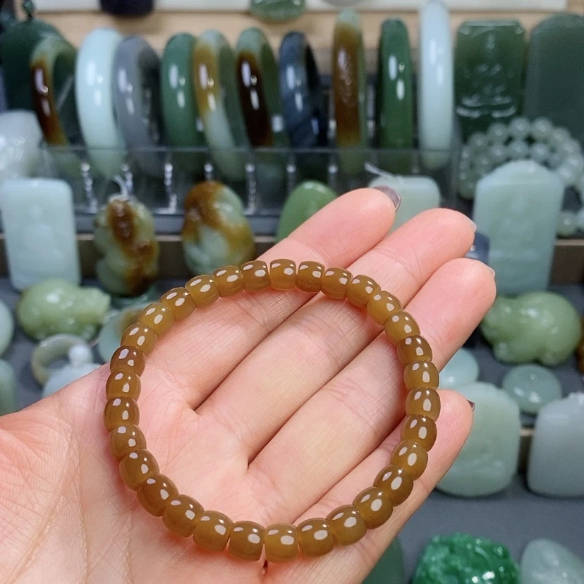 【闪购商品】未镶嵌手串和田玉（糖玉）