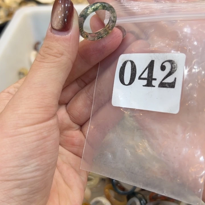 玛瑙/玉髓合金戒指42港14