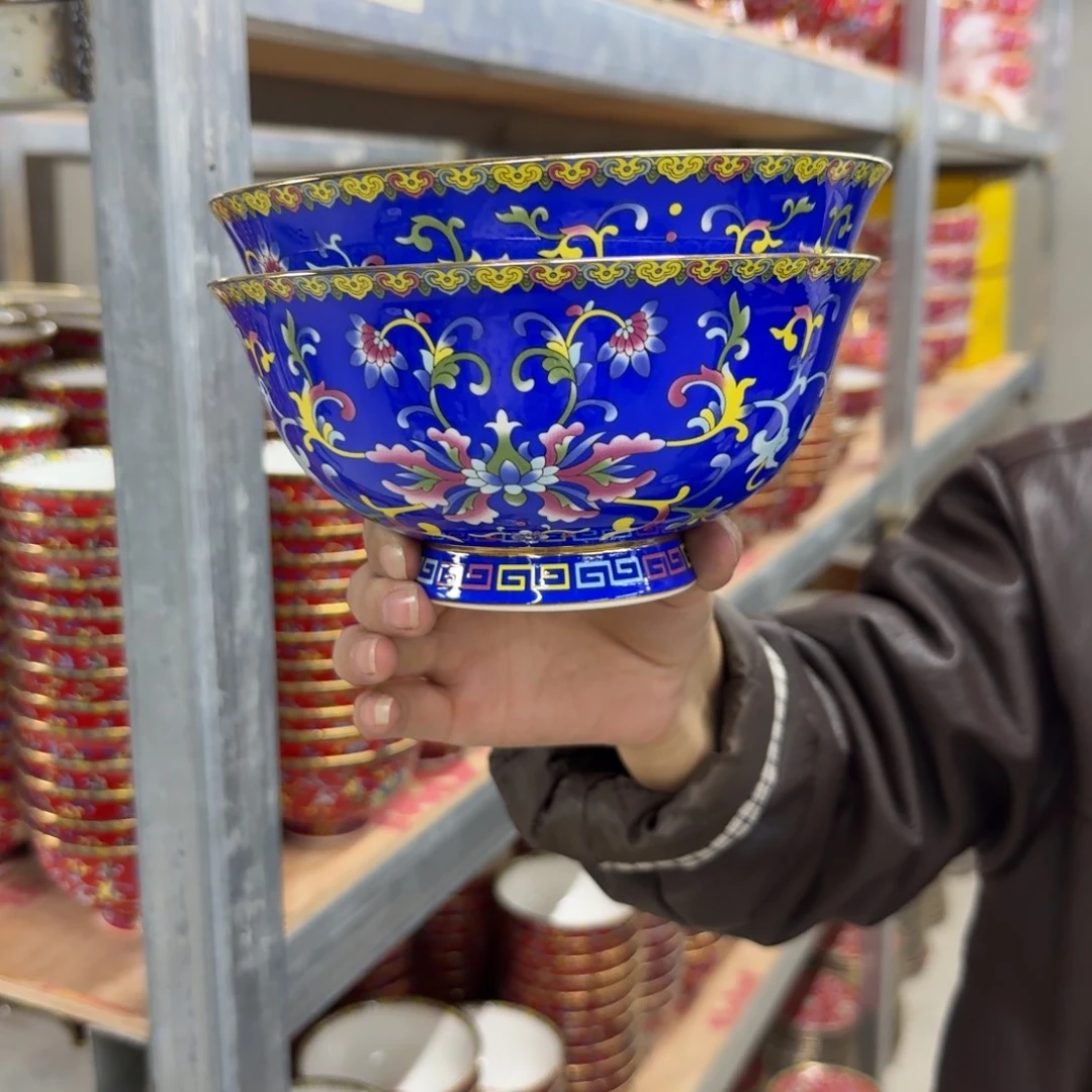 景德镇珐琅彩餐具