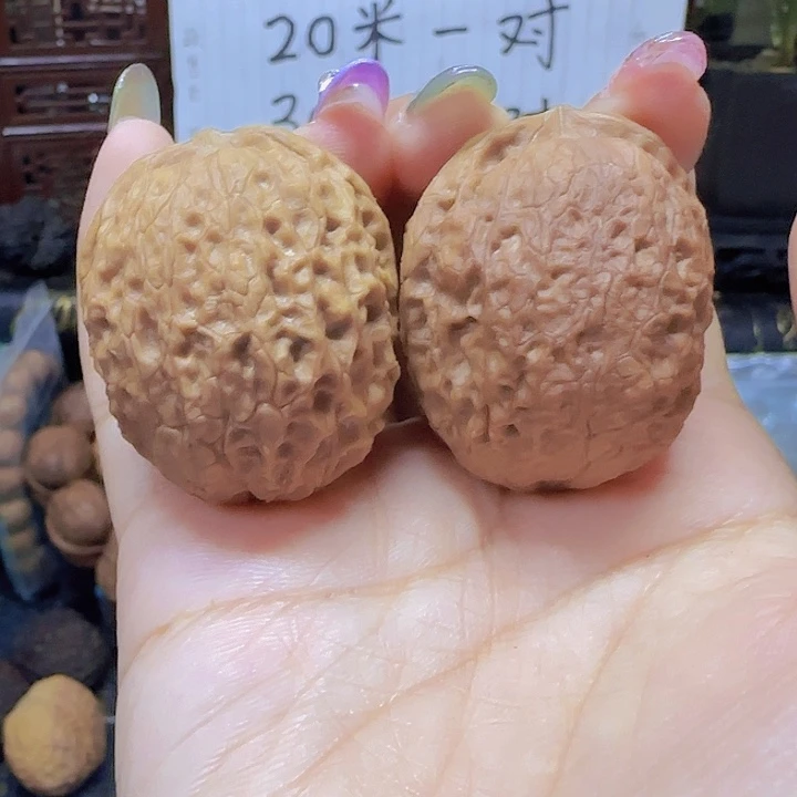 文玩核桃把件七彩龙蛋