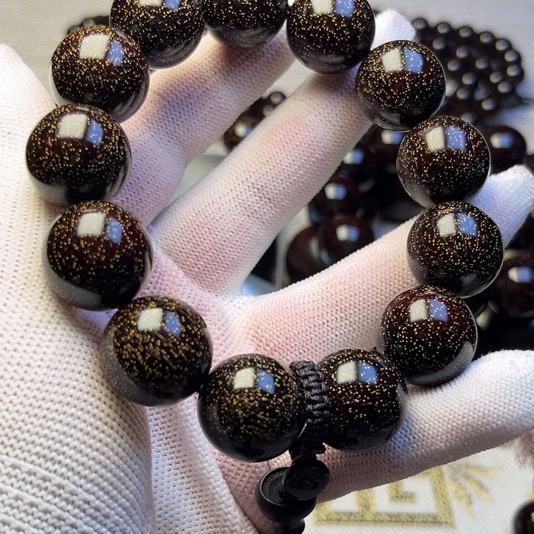 檀香紫檀（小叶紫檀）1.8 13颗爆星