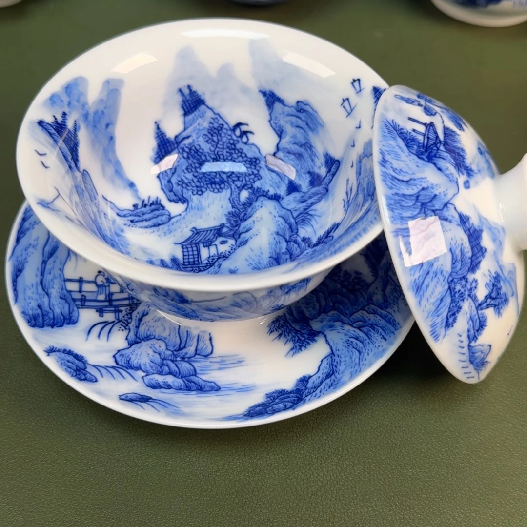 景德镇纯手绘茶具圆圆209