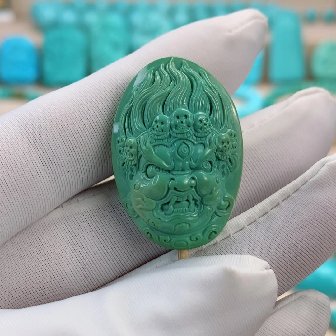 绿松石挂件未镶嵌