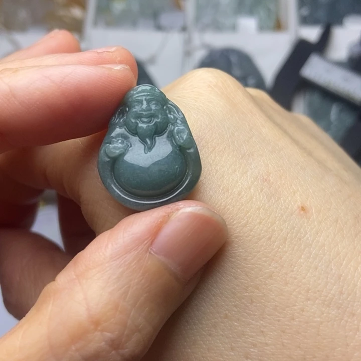 翡翠未镶嵌挂件翡翠