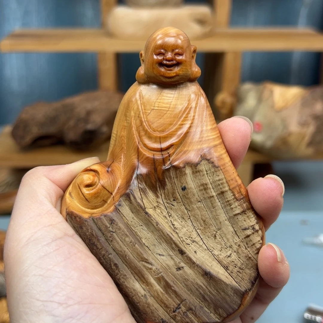 柏木崖柏木摆件手把件