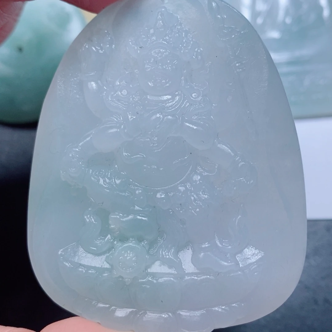 ꧔***࿐未镶嵌吊坠定制翡翠