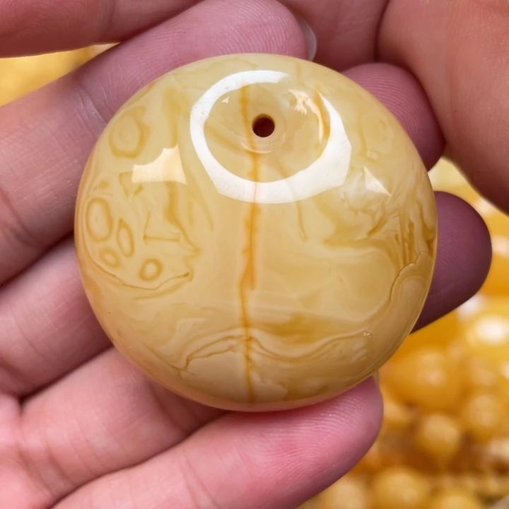 未镶嵌蜜蜡裸石蜜蜡公主扣