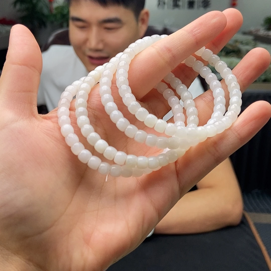 和田玉未镶嵌颈饰手串 颜色多样性发拍一发一