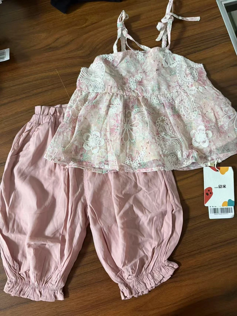 琪铭童品扣号专用链接男女宝夏款夏季短袖短裤套装裙子