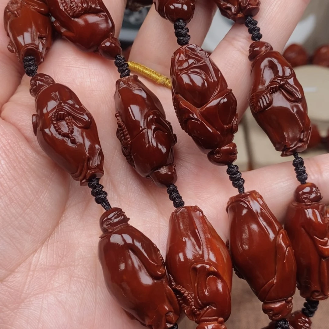 橄榄核吊坠勉**荣整身弥勒