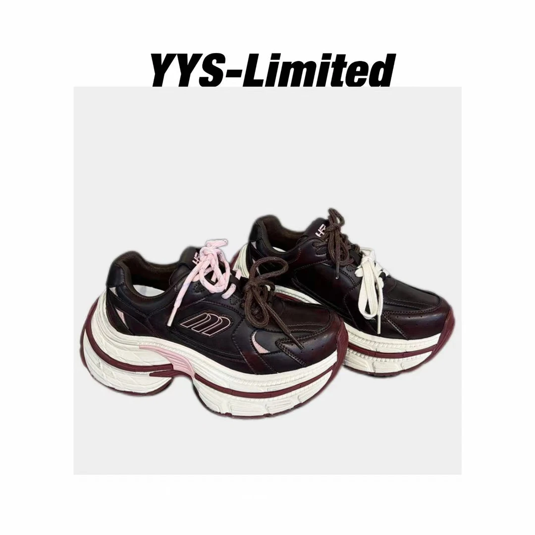 【NQ】莓果黑巧｜复古老爹鞋25-1910