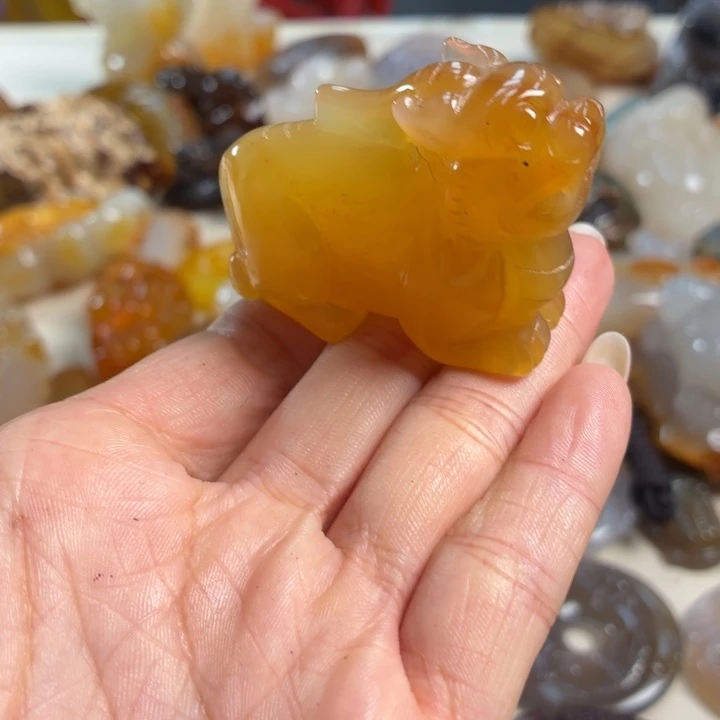 玛瑙/玉髓未镶嵌吊坠(不含链)