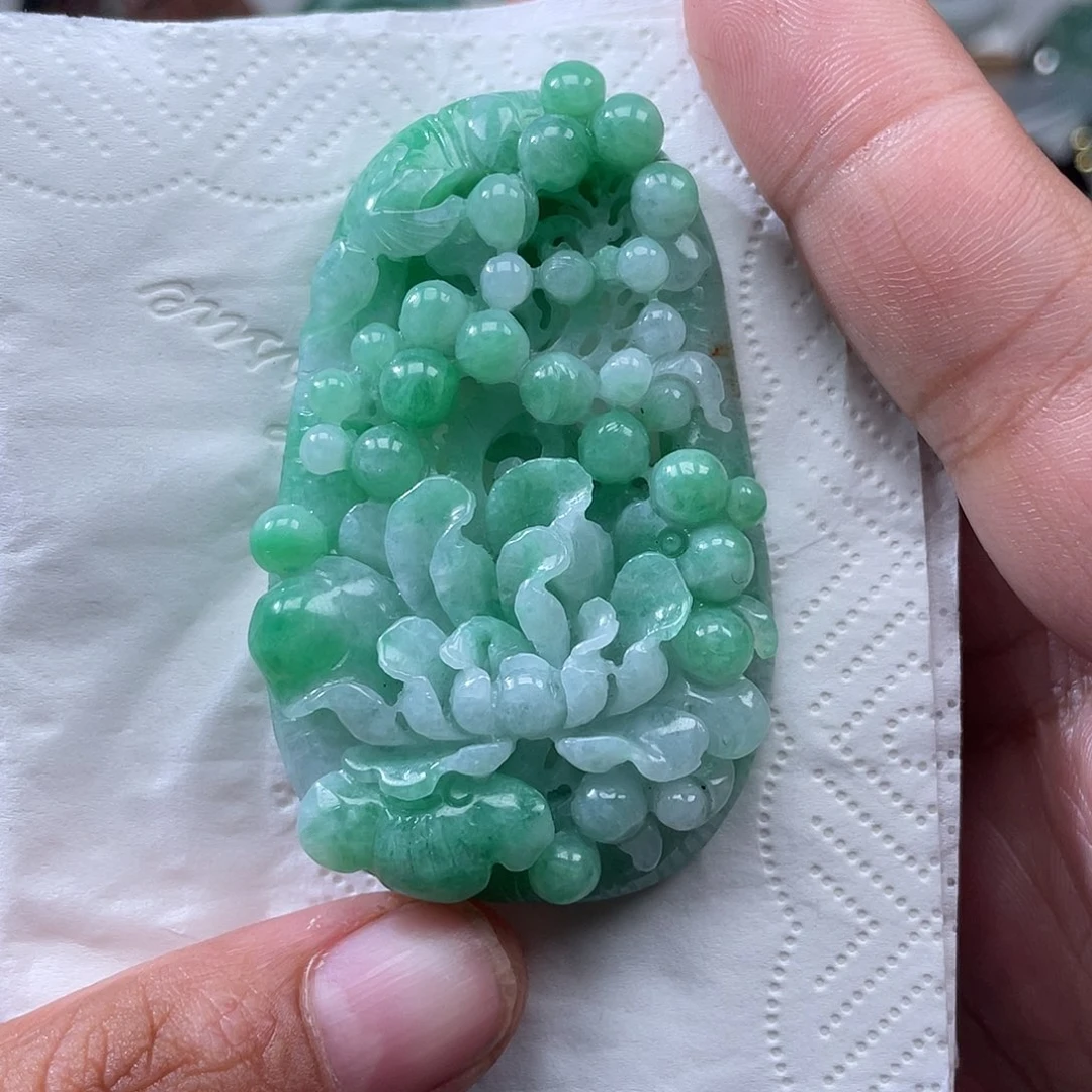 颈饰未镶嵌翡翠翡玉缘翡翠