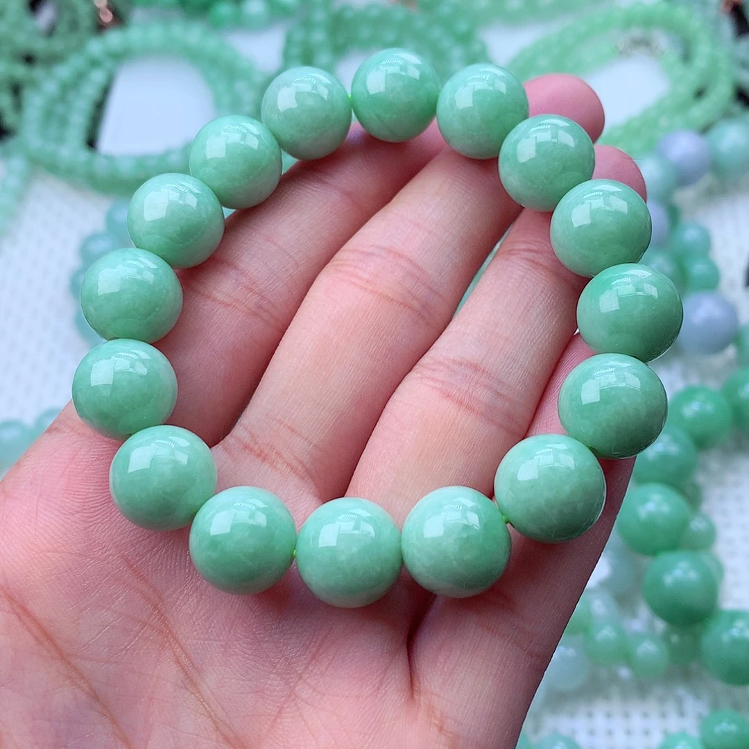 翡翠未镶嵌毛衣链