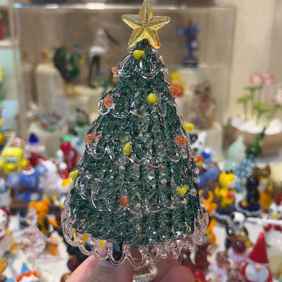 手工艺品琉璃圣诞树