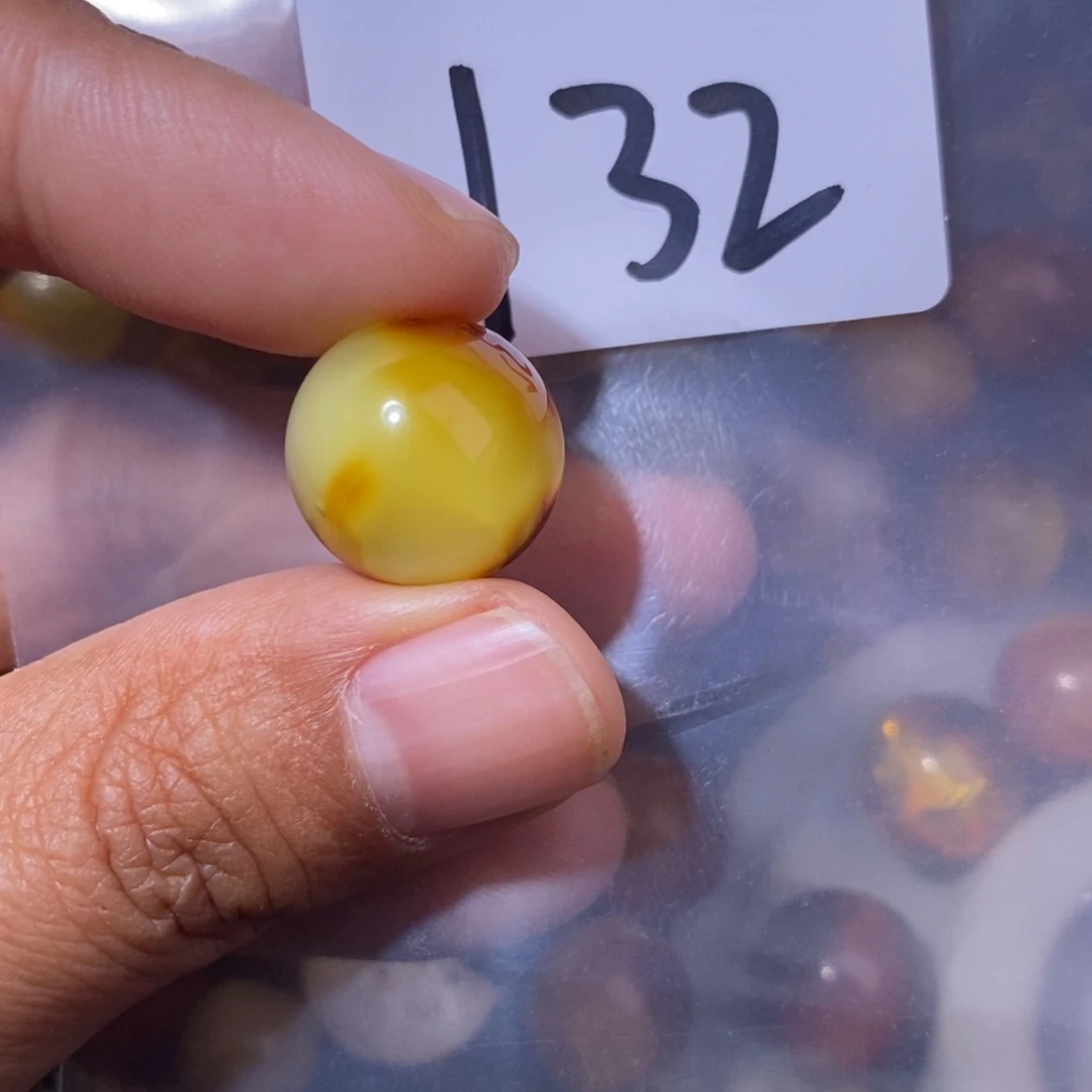 琥珀未镶嵌手链裸石