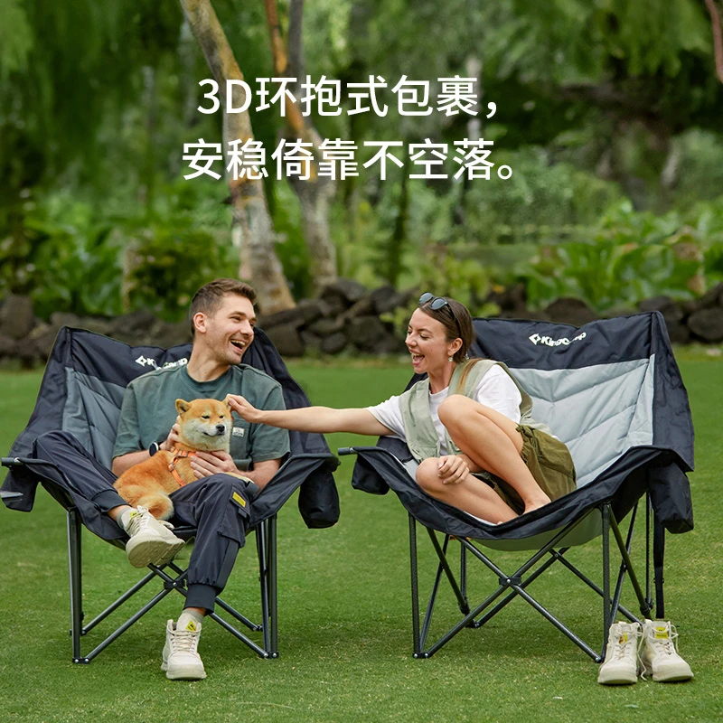 【KingCamp加大单人考拉椅沙发椅】户外露营钓鱼导演椅便携月亮椅