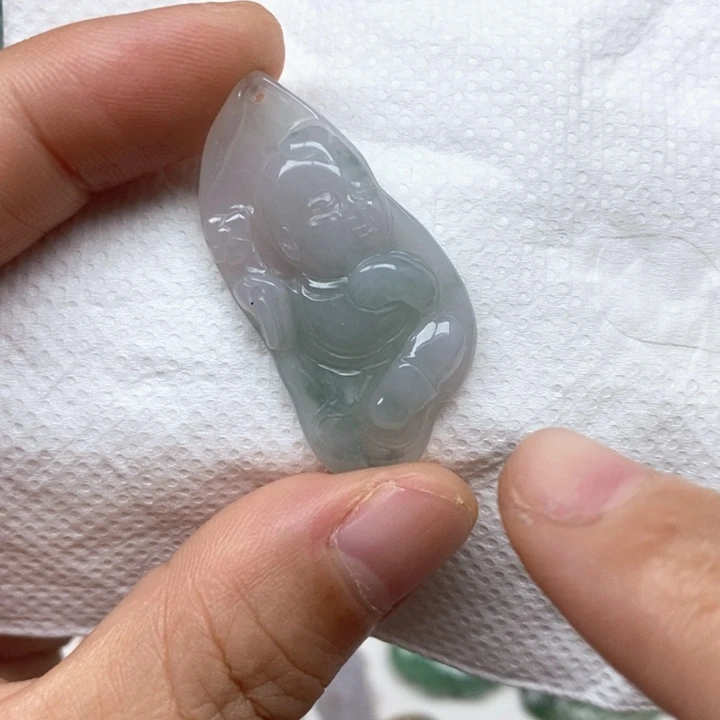 翡翠未镶嵌颈饰天然缅甸翡翠