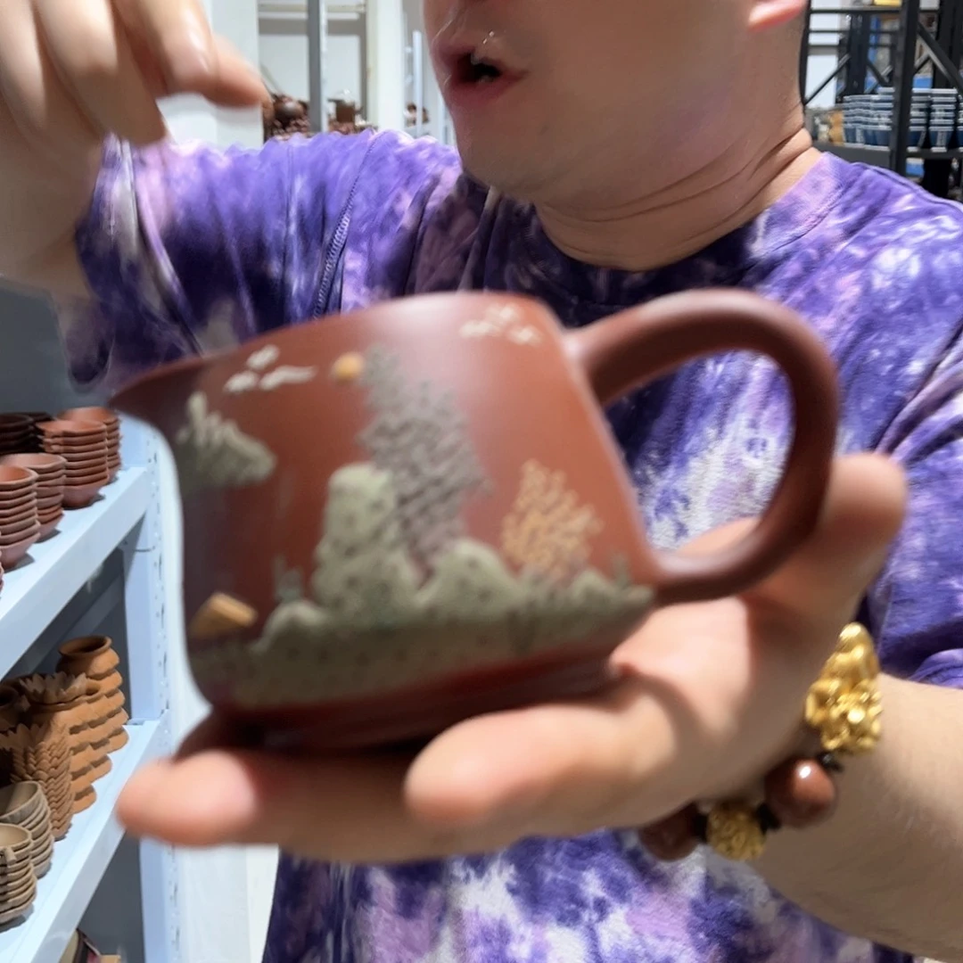 茶杯紫砂紫砂壶紫砂杯紫砂茶宠盖碗