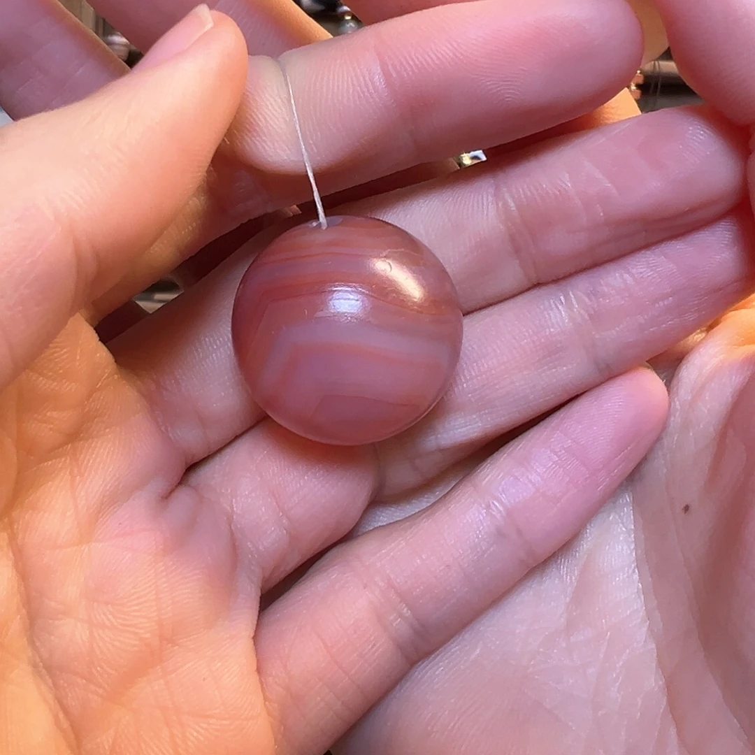 南***忙玛瑙/玉髓未镶嵌颈饰