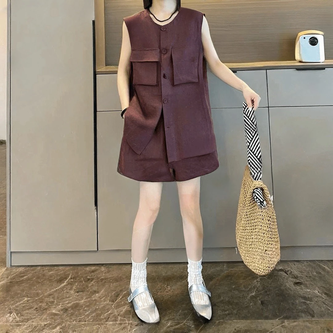 时尚休闲宽松显瘦套装夏季大码胖气质减龄高级感洋气两件套