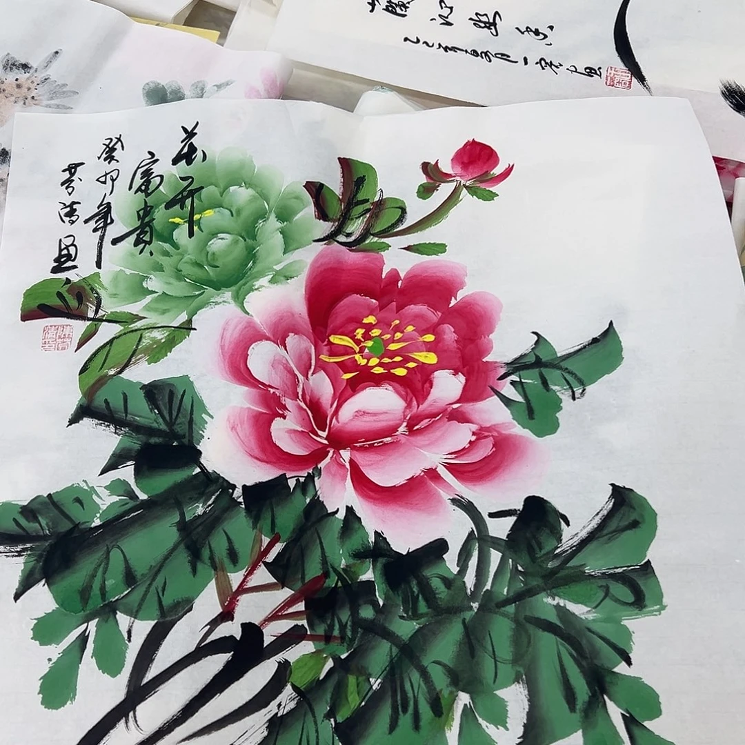 国画纯手绘作品图