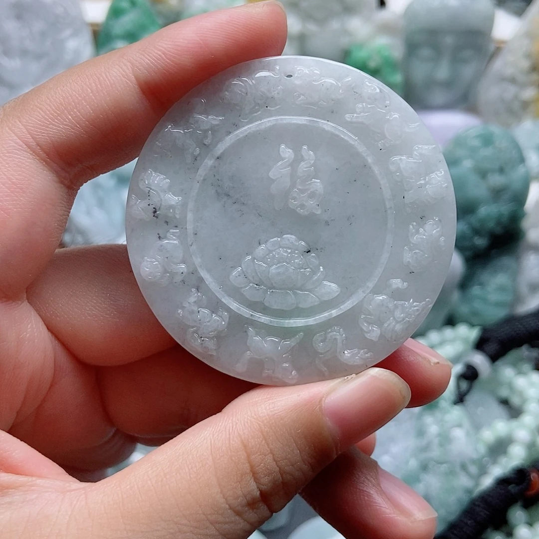 吊坠(不含链)未镶嵌翡翠1