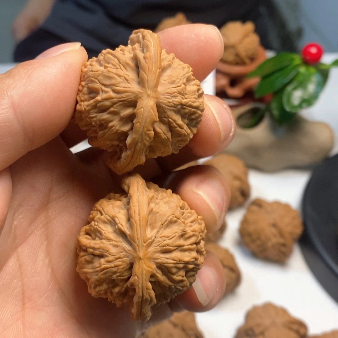 文玩核桃把件B027白狮子有修福利