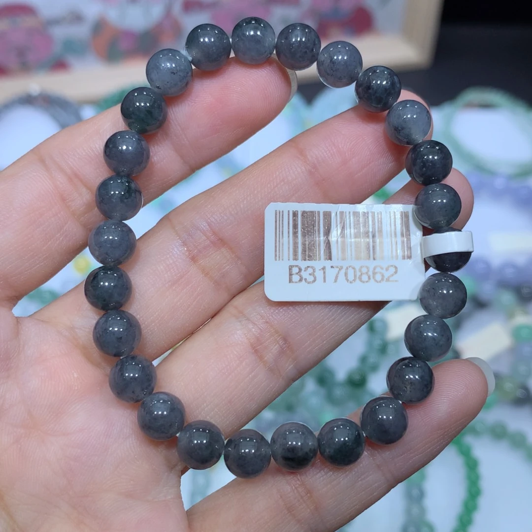 翡翠未镶嵌手链天然