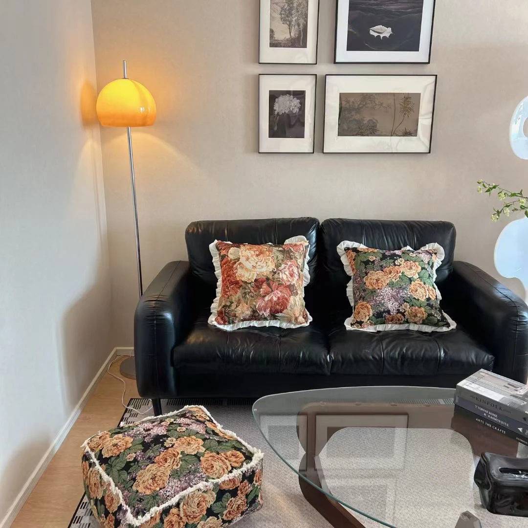 美式复古梭织面料 坐垫抱枕