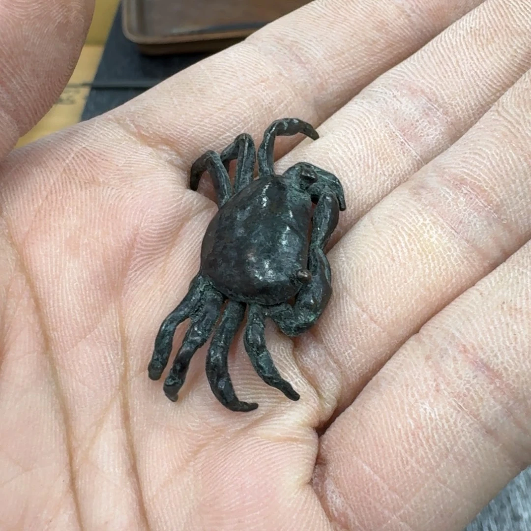 铜日本中古工艺品摆件