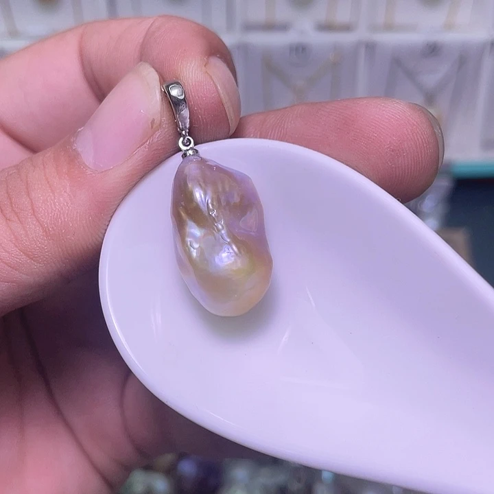 颈饰合金淡水珍珠76