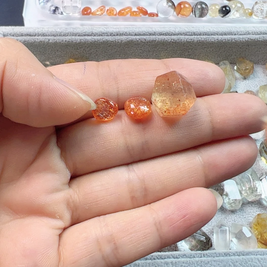 金***牙水晶手链银S800镀金镶嵌