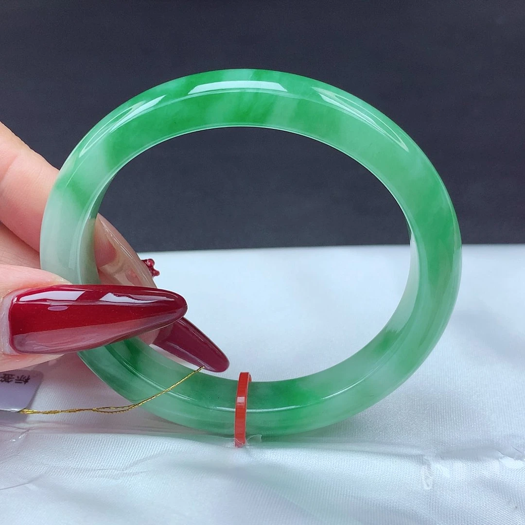 未镶嵌手镯翡翠57圈贵妃133