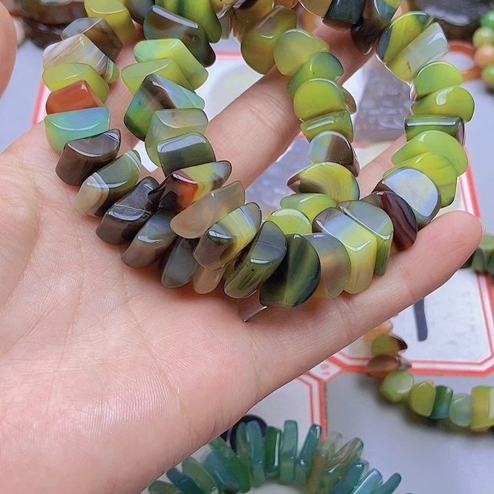 【闪购商品】玛瑙/玉髓未镶嵌珠宝半成品梦*