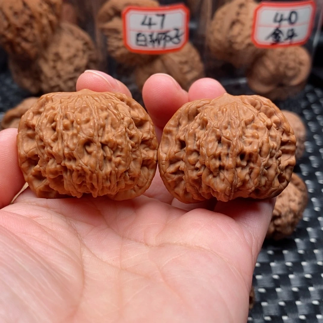 吊坠文玩核桃40狮虎