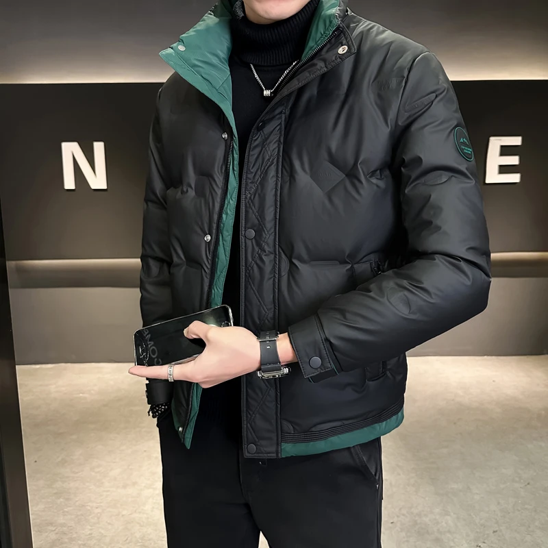 羽绒棉服加厚男冬季潮牌痞帅装棉衣保暖男款男团2025男士冬装外套